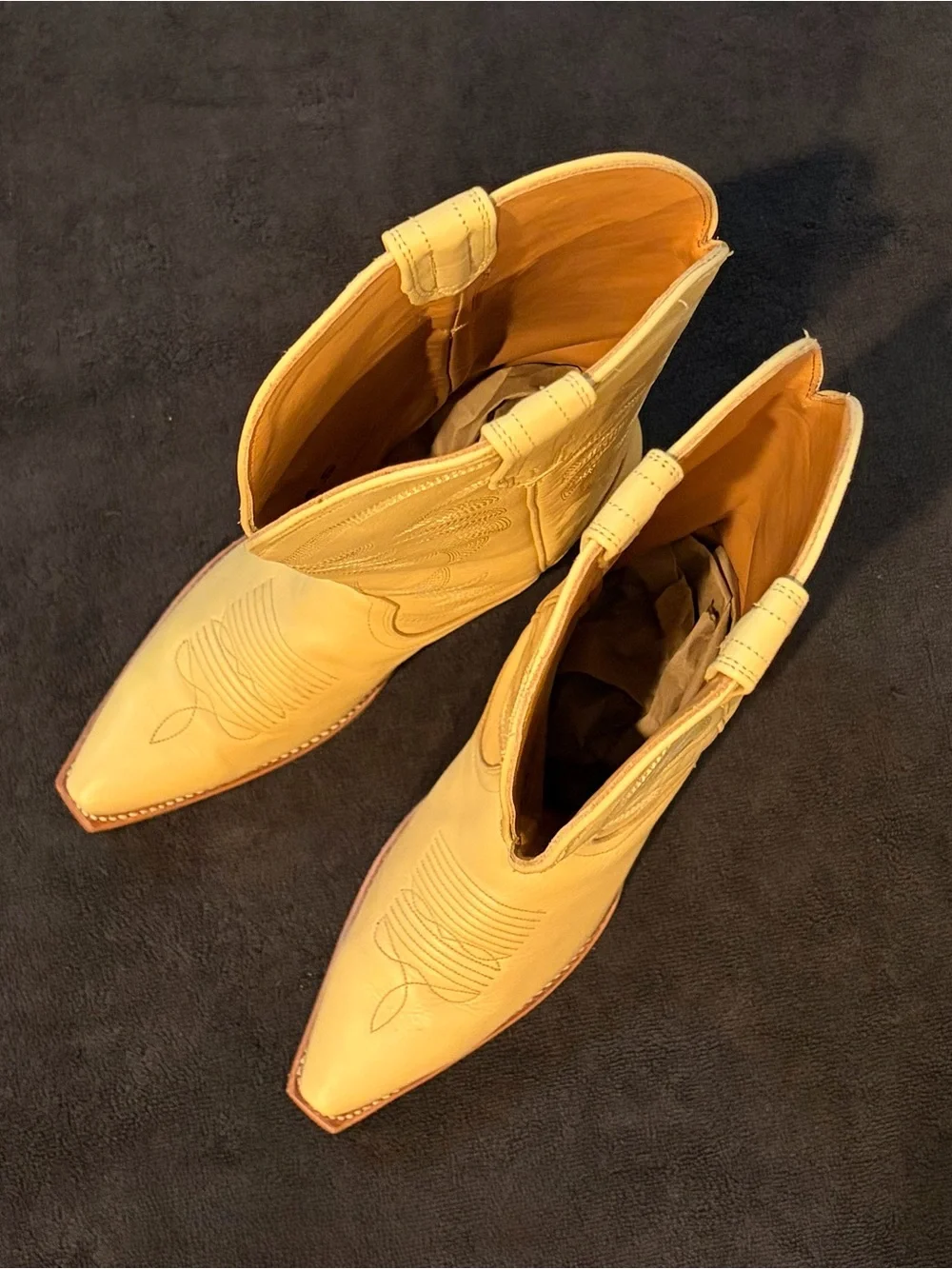 Tecovas Annie Marigold Snip Toe Cowgirl Boots 8B - Picture 8 of 9